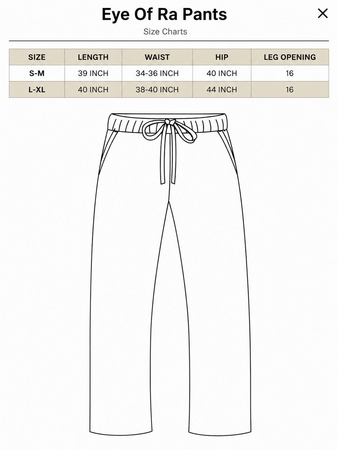 Eye Of Ra Pants